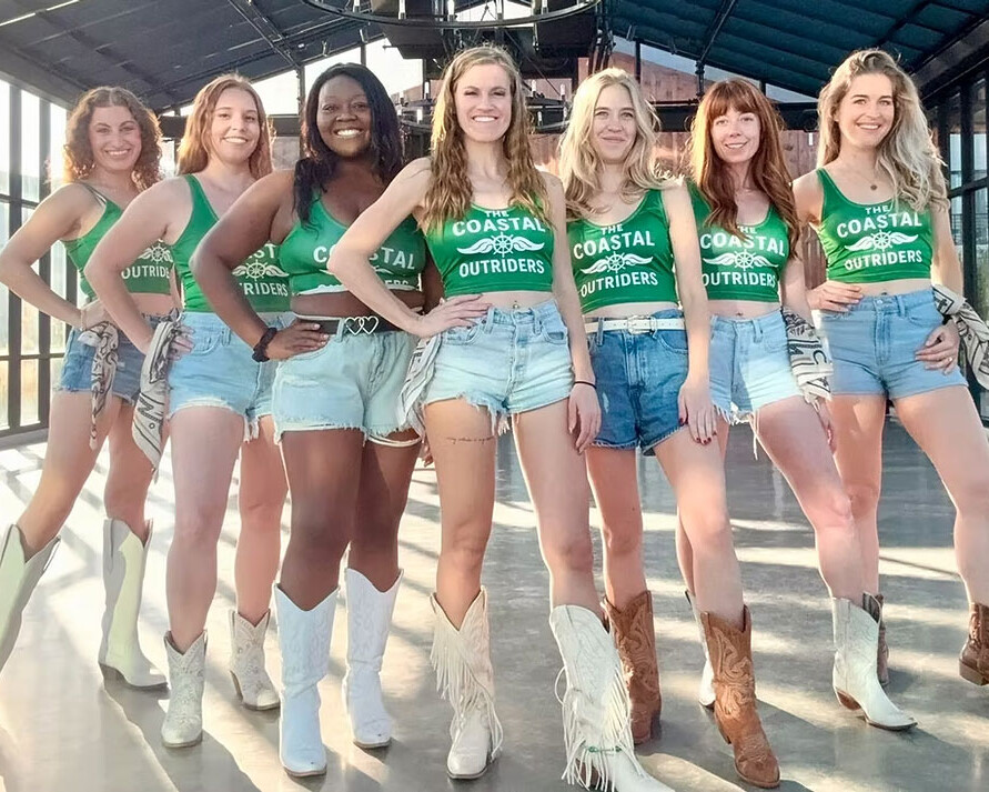 group photo of the coastal outriders